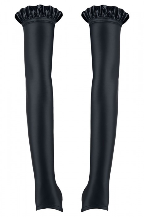 Длинные перчатки Gertrude с открытыми пальчиками - Demoniq купить с доставкой