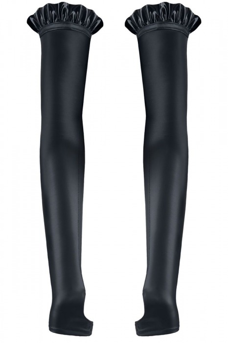 Длинные перчатки Gertrude с открытыми пальчиками - Demoniq купить с доставкой