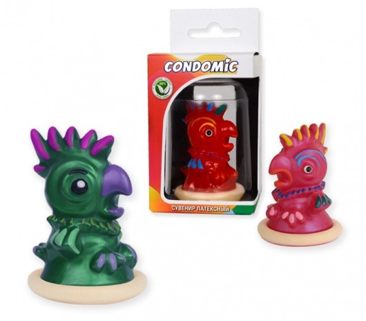 Сувенирный латексный презерватив  Попугай - Sitabella - купить с доставкой в Новосибирске