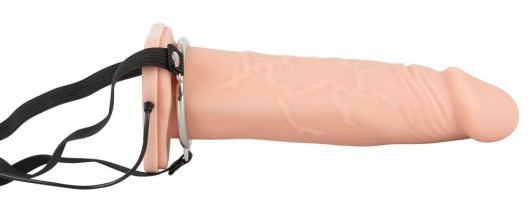 Полый вибрострапон на ремнях Vibrating Strap-On - 22,5 см. - Orion - купить с доставкой в Новосибирске