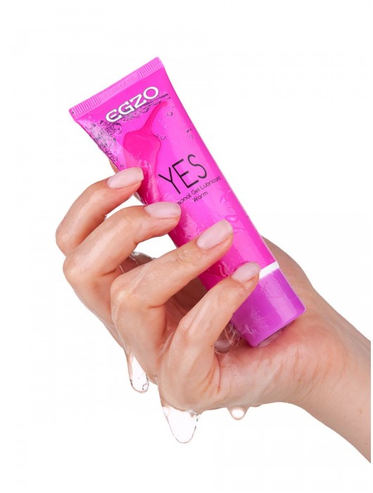Согревающий лубрикант на водной основе Egzo Yes - 50 мл. - EGZO - купить с доставкой в Новосибирске