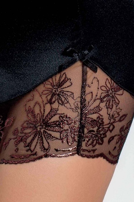 Облегающая сорочка с кружевным лифом и вырезом на спинке Brida - Passion купить с доставкой