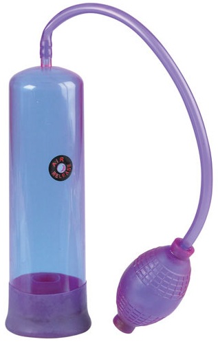Фиолетовая вакуумная помпа E-Z Pump - California Exotic Novelties - в Новосибирске купить с доставкой