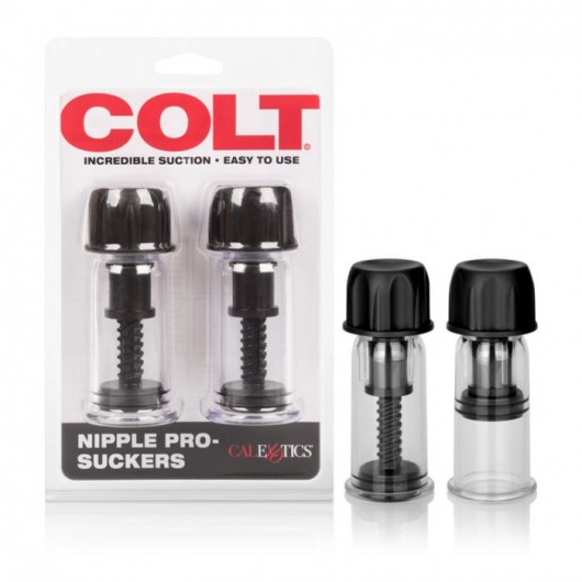 Винтовые помпы для сосков COLT Nipple Pro-Suckers - California Exotic Novelties - купить с доставкой в Новосибирске