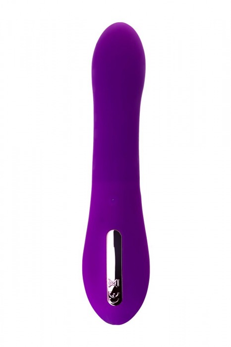 Фиолетовый вибратор с вакуумной стимуляцией клитора JUM - 21 см. - JOS