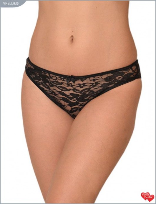 Ажурные трусики-слипы с доступом и полуоткрытой попкой - Ванильный рай купить с доставкой