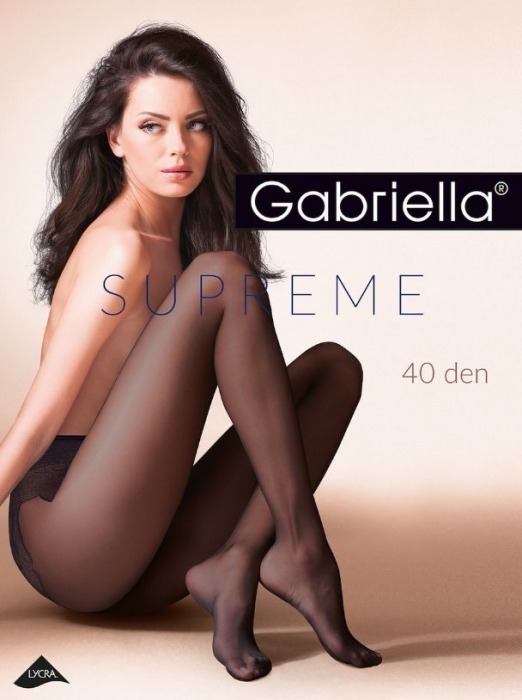Колготки Supreme 40 den с двойным добавлением лайкры - Gabriella купить с доставкой