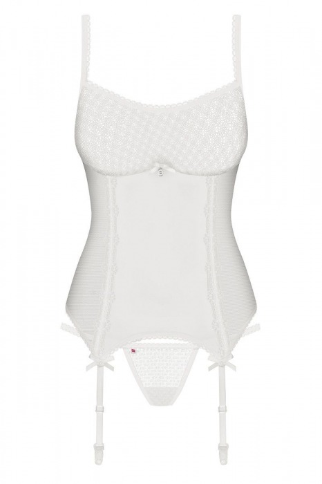 Полупрозрачный корсаж с подвеской на лифе - Obsessive купить с доставкой