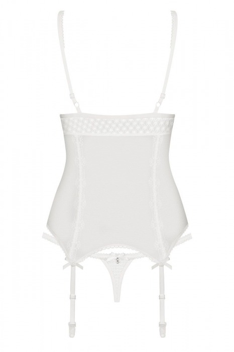 Полупрозрачный корсаж с подвеской на лифе - Obsessive купить с доставкой