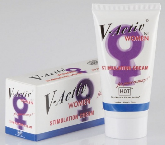Стимулирующий крем для женщин V-activ - 50 мл. - HOT - купить с доставкой в Новосибирске