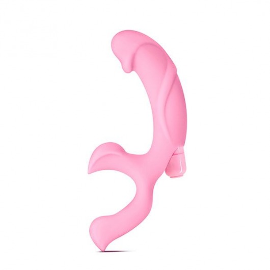 Розовый стимулятор G-точки Luxe Adonis - 16,7 см. - Blush Novelties