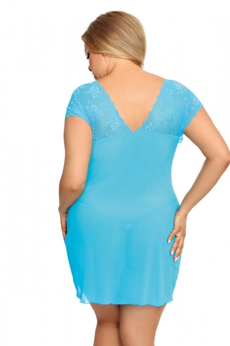 Манящая полупрозрачная сорочка Ofeely с кружевом - Anais купить с доставкой