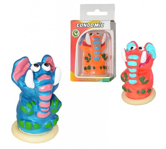 Сувенирный латексный презерватив  Слон - Sitabella - купить с доставкой в Новосибирске