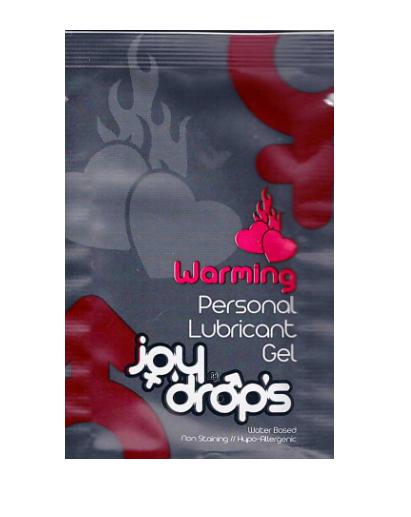 Пробник разогревающей смазки JoyDrops Warming - 3 мл. - JoyDrops - купить с доставкой в Новосибирске