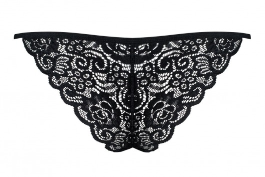 Нежные кружевные трусики с цветочным узором - Obsessive купить с доставкой