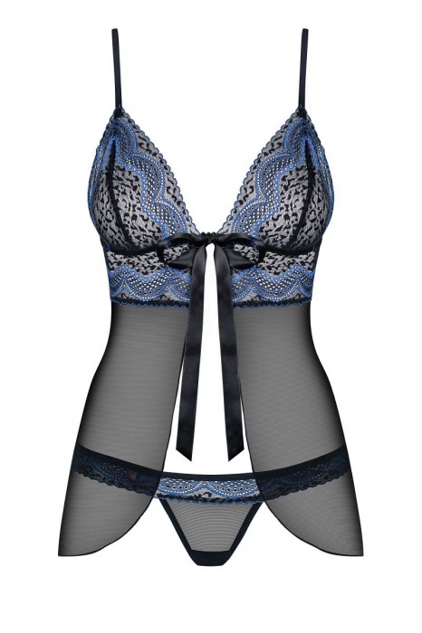 Изысканный бэби-долл с узором в виде волн - Obsessive купить с доставкой