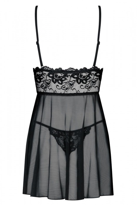 Сорочка бэби-долл Imperia с кружевным лифом - Obsessive купить с доставкой