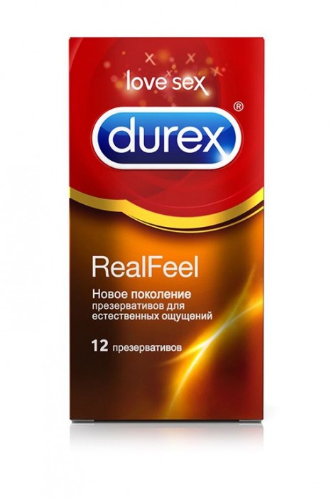 Презервативы Durex RealFeel для естественных ощущений - 12 шт. - Durex - купить с доставкой в Новосибирске