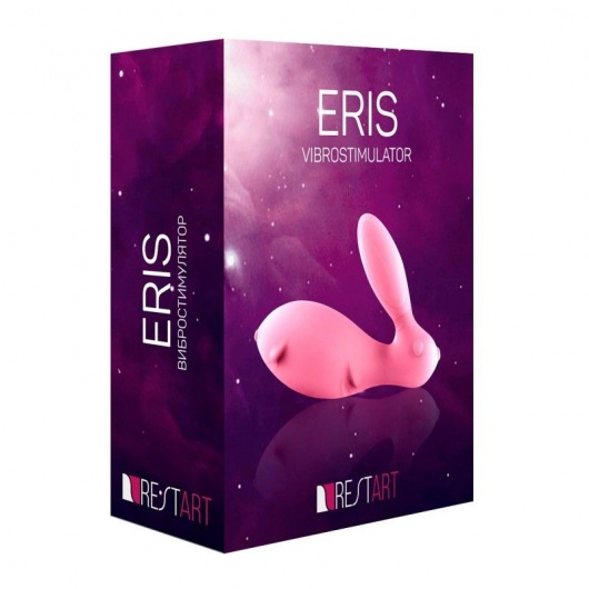 Розовый виброзайчик Eris с вибрирующим пультом ДУ - RestArt