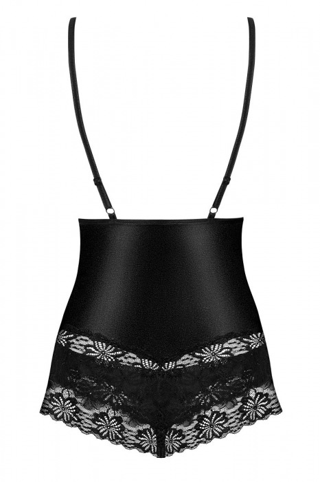 Соблазнительный бэби-долл с крупным цветочным узором - Obsessive купить с доставкой