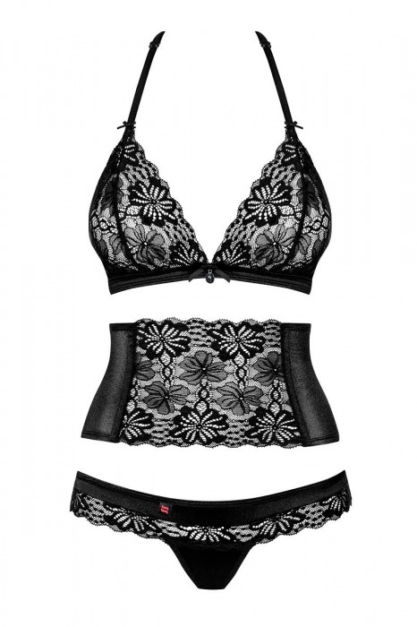 Роскошный комплект с широким поясом - Obsessive купить с доставкой