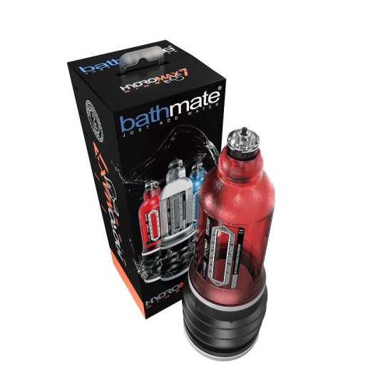 Красная гидропомпа HydroMAX7 Wide Boy - Bathmate - в Новосибирске купить с доставкой