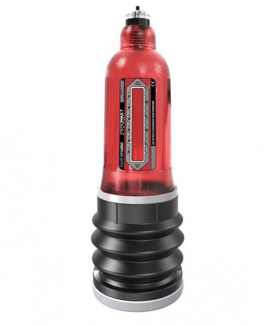 Красная гидропомпа HydroMAX7 Wide Boy - Bathmate - в Новосибирске купить с доставкой
