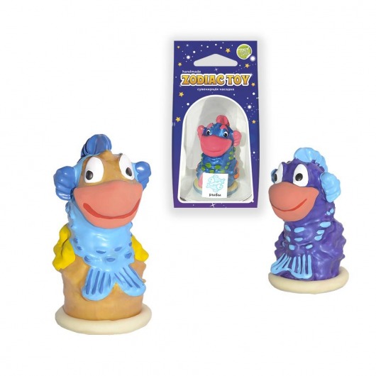 Сувенирный латексный презерватив  Рыбы - Sitabella - купить с доставкой в Новосибирске