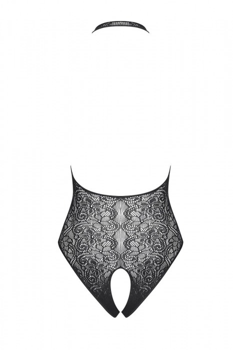 Эластичное ажурное тедди с открытой спинкой и доступом - Obsessive купить с доставкой
