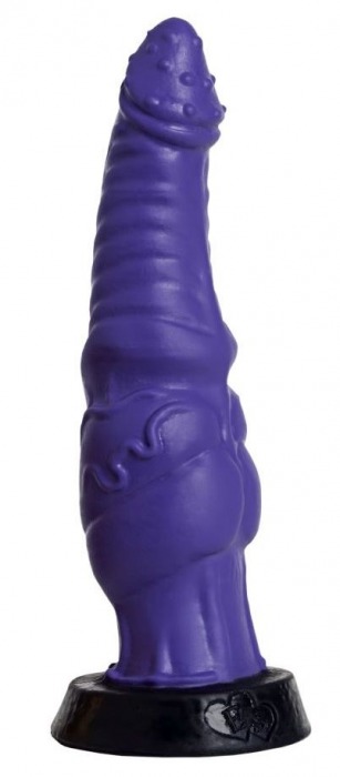 Фиолетовый фаллоимитатор  Гиппогриф small  - 21 см. - Erasexa - купить с доставкой в Новосибирске