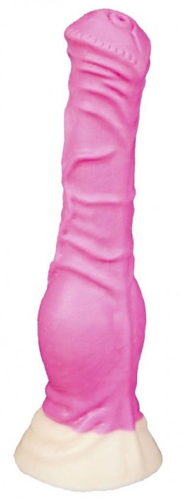 Розовый фаллоимитатор  Пони small  - 20,5 см. - Erasexa - купить с доставкой в Новосибирске
