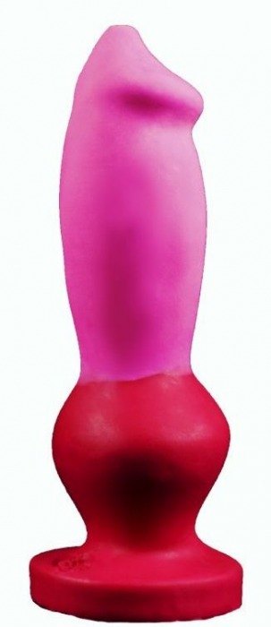 Розово-красный фаллоимитатор  Стаффорд medium  - 24 см. - Erasexa - купить с доставкой в Новосибирске
