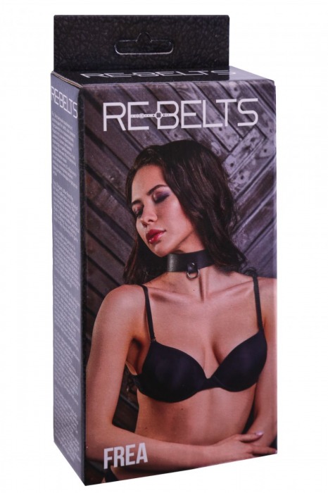 Ошейник Frea с маленьким колечком-креплением - Rebelts - купить с доставкой в Новосибирске
