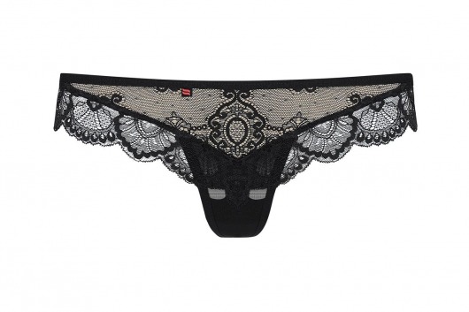 Соблазнительные трусики-стринги из нежного кружева - Obsessive купить с доставкой