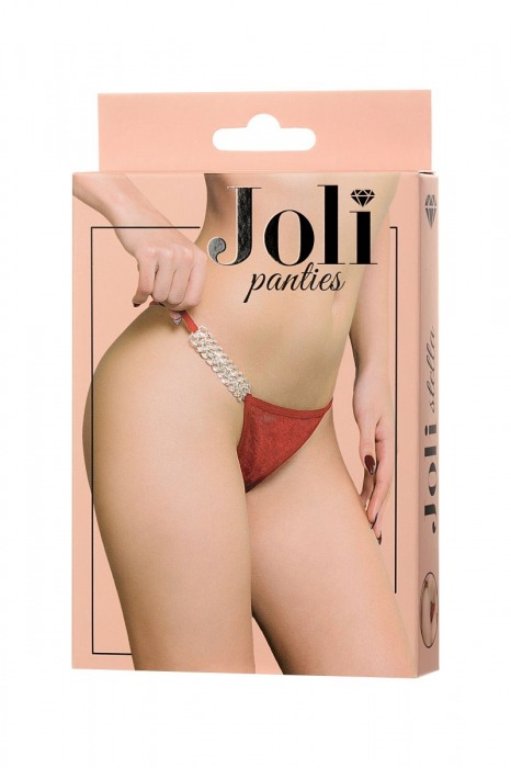 Трусики-стринги Stella с цепочками и стразами - Erolanta купить с доставкой