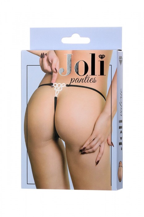 Трусики-стринги Valerie с декором из страз - Erolanta купить с доставкой