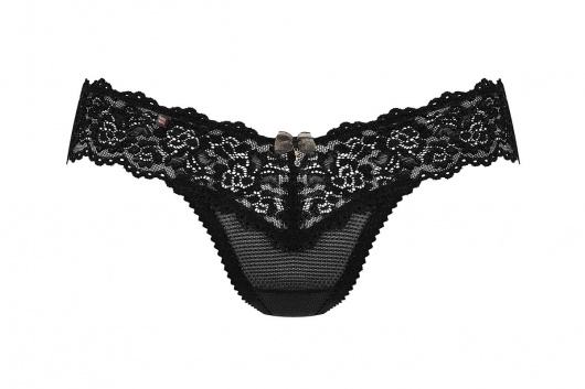 Сексапильные кружевные трусики-стринги - Obsessive купить с доставкой