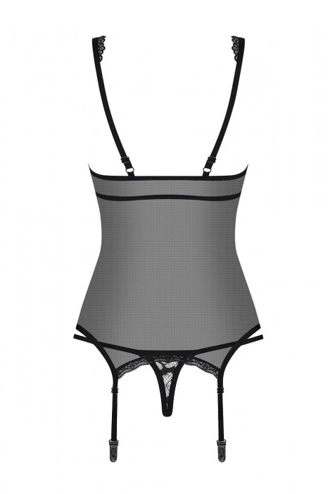 Соблазнительный корсаж с цветочным ажуром - Obsessive купить с доставкой