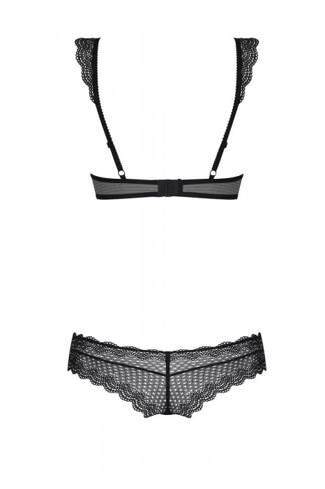 Чувственный комплект с кружевным воротником - Obsessive купить с доставкой
