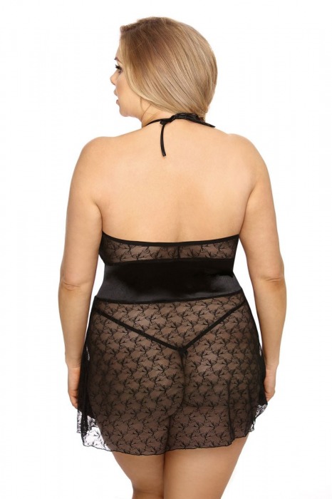 Кокетливая кружевная сорочка Rhiannon с узором в виде бантиков - Anais купить с доставкой