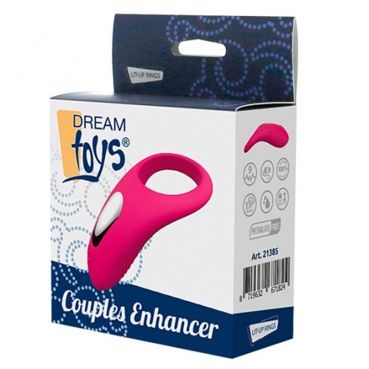 Розовое перезаряжаемое виброкольцо COUPLES ENHANCER - Dream Toys - в Новосибирске купить с доставкой