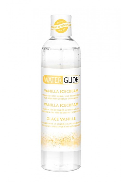 Лубрикант на водной основе с ароматом ванильного мороженого WATERGLIDE VANILLA ICECREAM - 300 мл. - Waterglide - купить с доставкой в Новосибирске