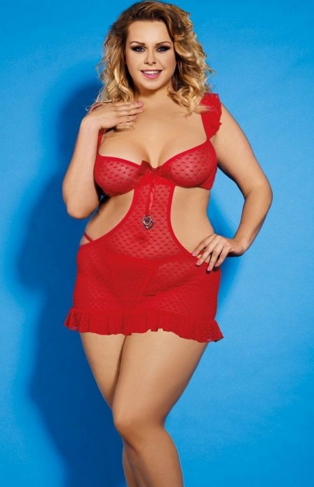 Соблазнительное платье с вырезами по бокам - Dolce Piccante Lingerie купить с доставкой