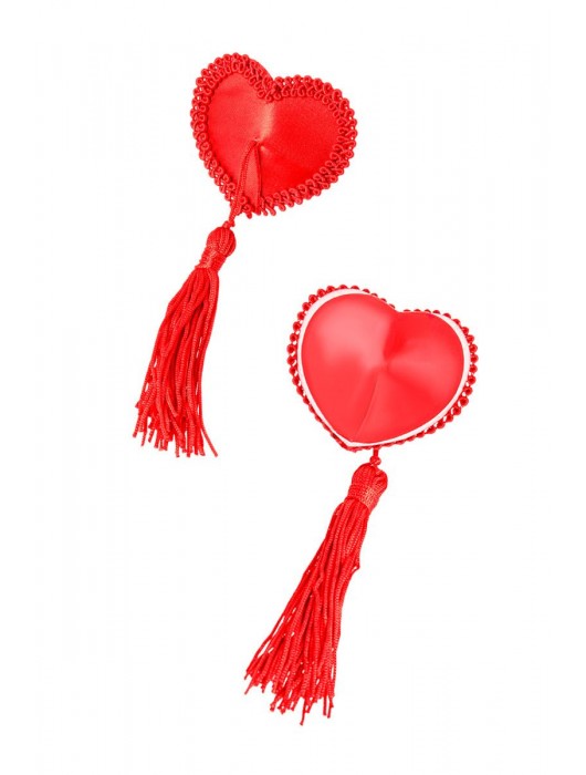 Сексуальные пэстис в форме сердец с кисточками - Erolanta купить с доставкой
