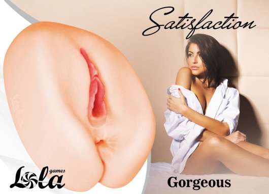 Мастурбатор с 2 тоннелями Satisfaction Gorgeous - Lola Games - в Новосибирске купить с доставкой