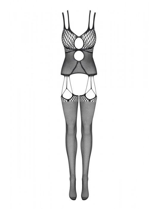Сексапильный контактный комбинезон с вырезами - Obsessive купить с доставкой