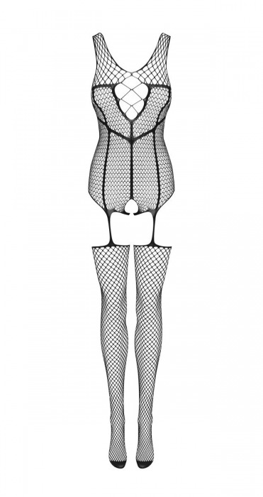 Чувственный контактный комбинезон-сетка - Obsessive купить с доставкой