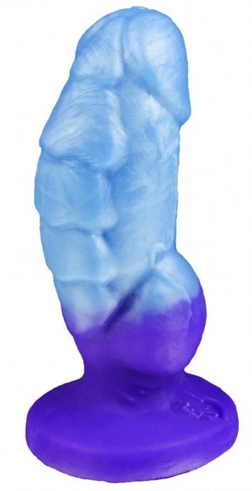 Голубой фаллоимитатор  Мартин small  - 21,5 см. - Erasexa - купить с доставкой в Новосибирске