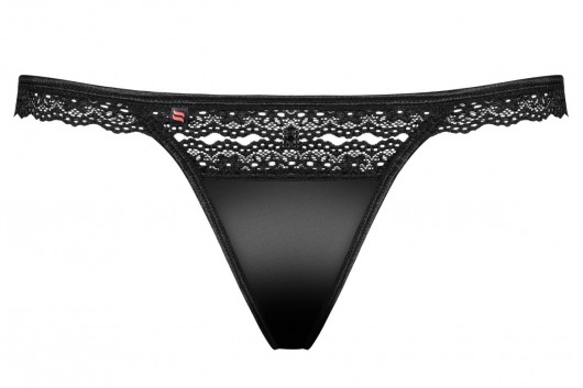 Пикантные трусики-стринги с кружевом - Obsessive купить с доставкой