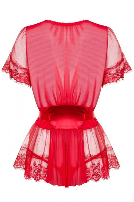 Востихительный пеньюар с атласными лентами - Obsessive купить с доставкой